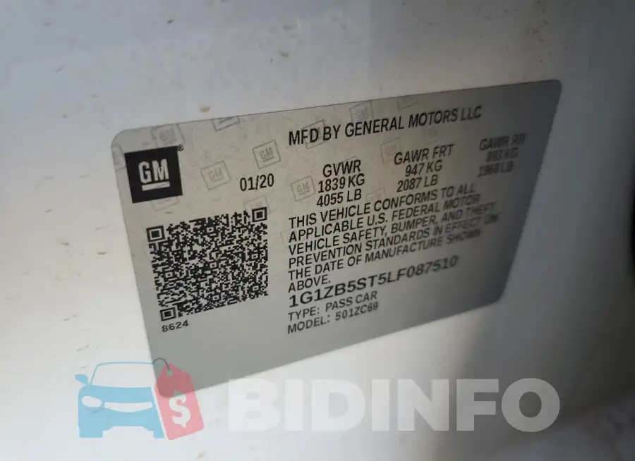 1G1ZB5ST5LF087510 Photo# 12