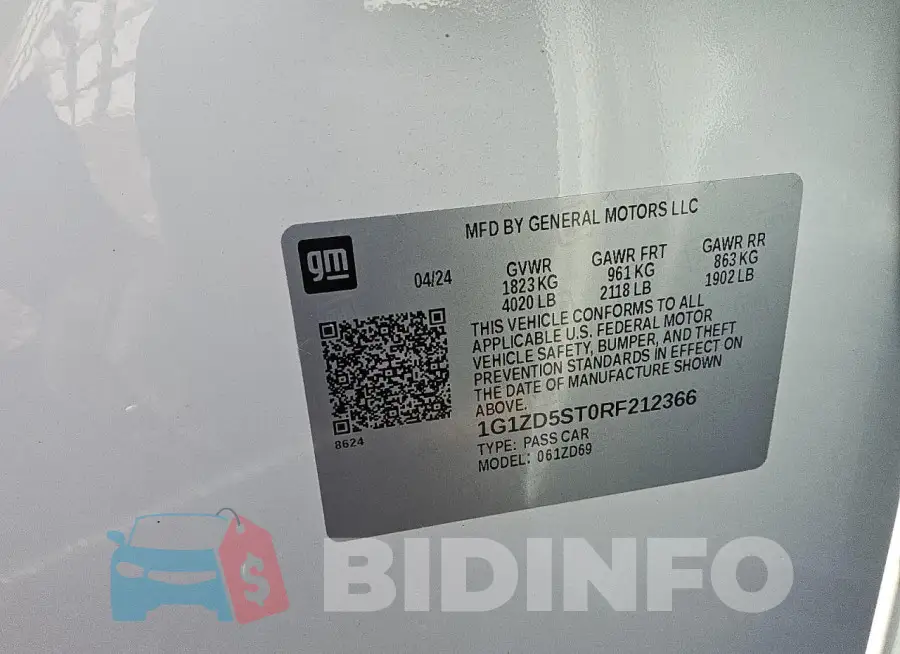 1G1ZD5ST0RF212366 Photo# 13