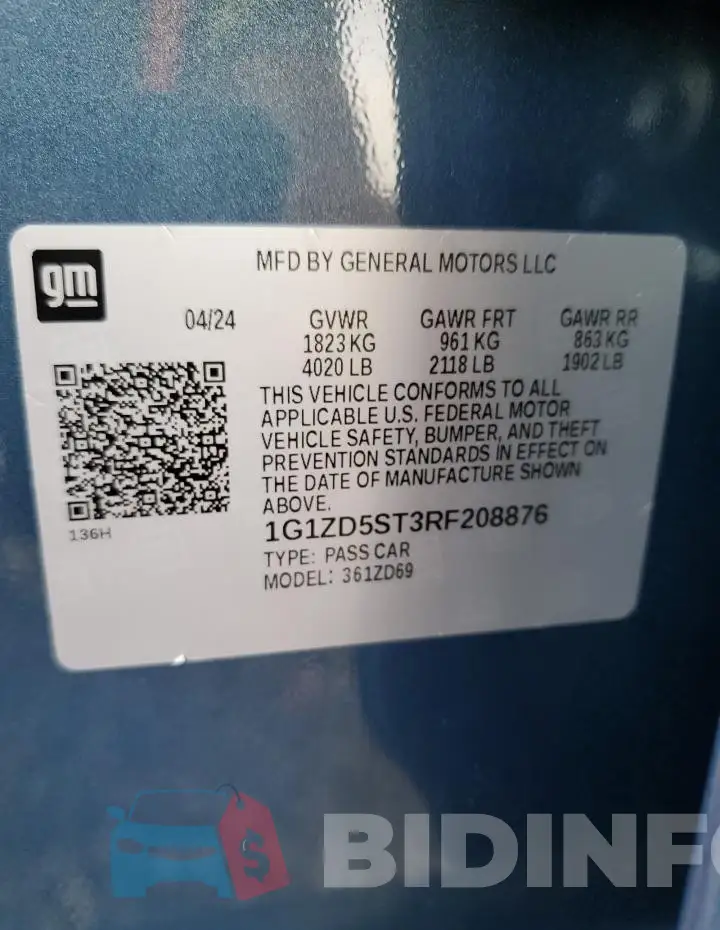 1G1ZD5ST3RF208876 Photo# 12
