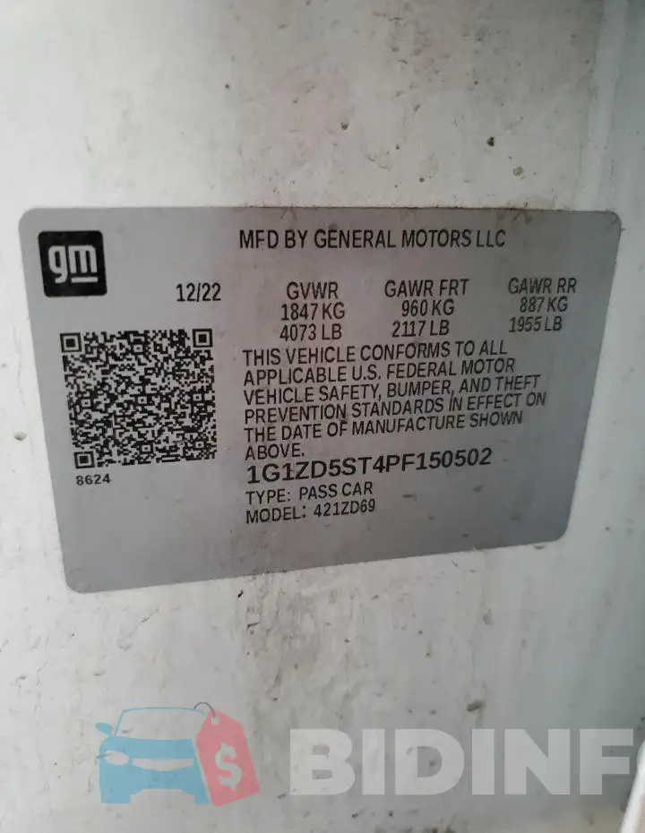 1G1ZD5ST4PF150502 Photo# 12