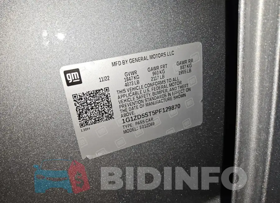 1G1ZD5ST5PF129870 Photo# 12