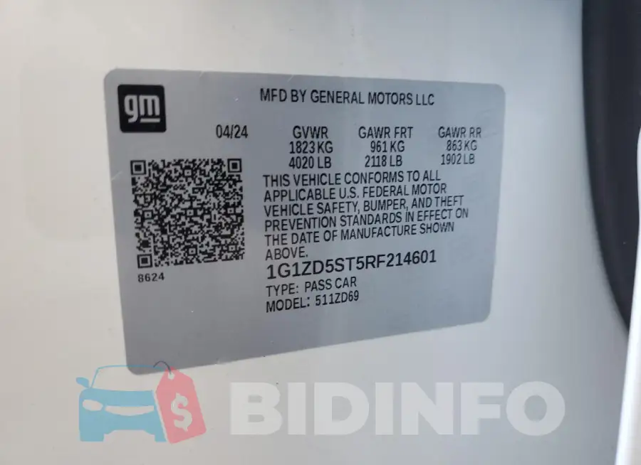 1G1ZD5ST5RF214601 Photo# 12