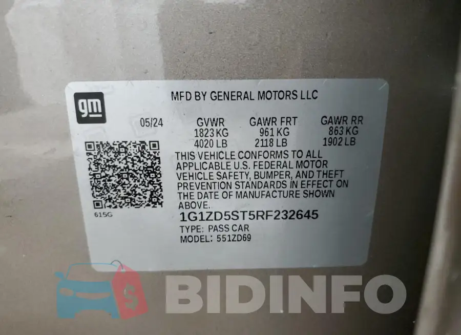 1G1ZD5ST5RF232645 Photo# 13