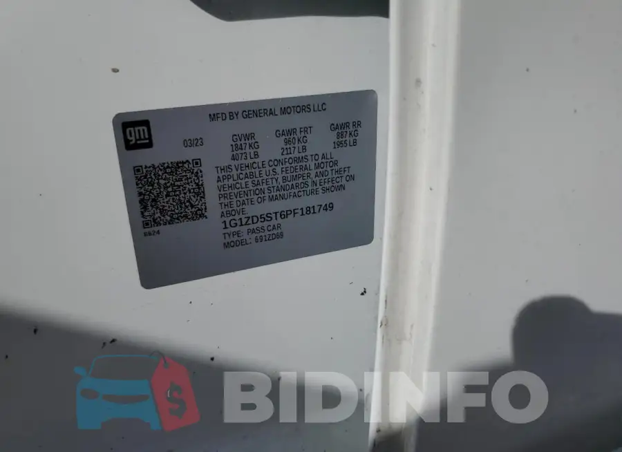 1G1ZD5ST6PF181749 Photo# 13