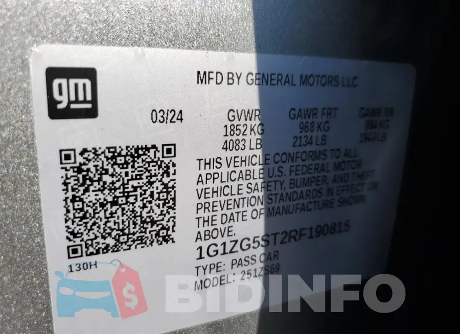 1G1ZG5ST2RF190815 Photo# 12
