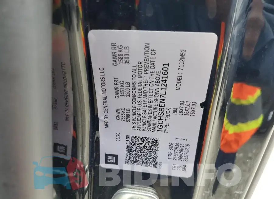 1GCHSBEN7L1241601 Photo# 13