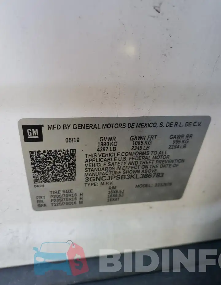3GNCJPSB3KL386783 Photo# 12
