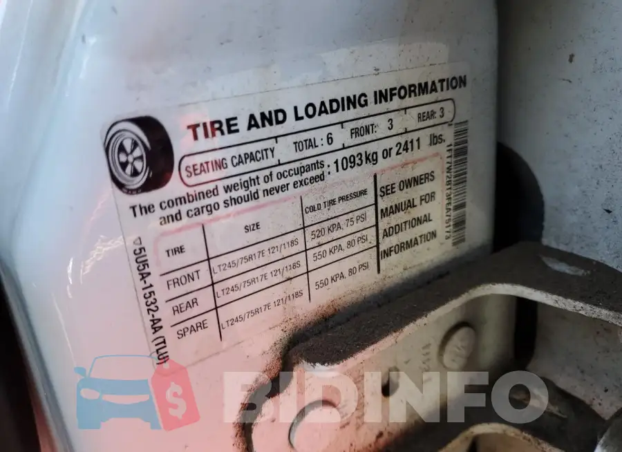 1FT7W2BT3FEA75173 Photo# 12