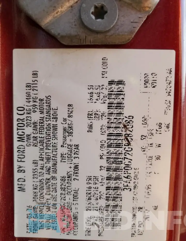 3FA6P0G72GR382086 Photo# 13