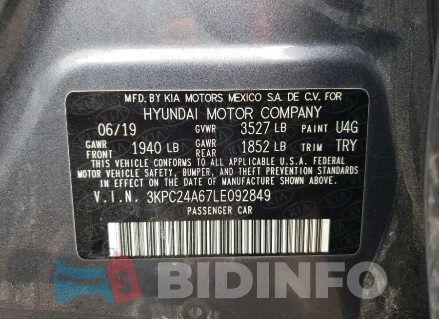 3KPC24A67LE092849 Photo# 12
