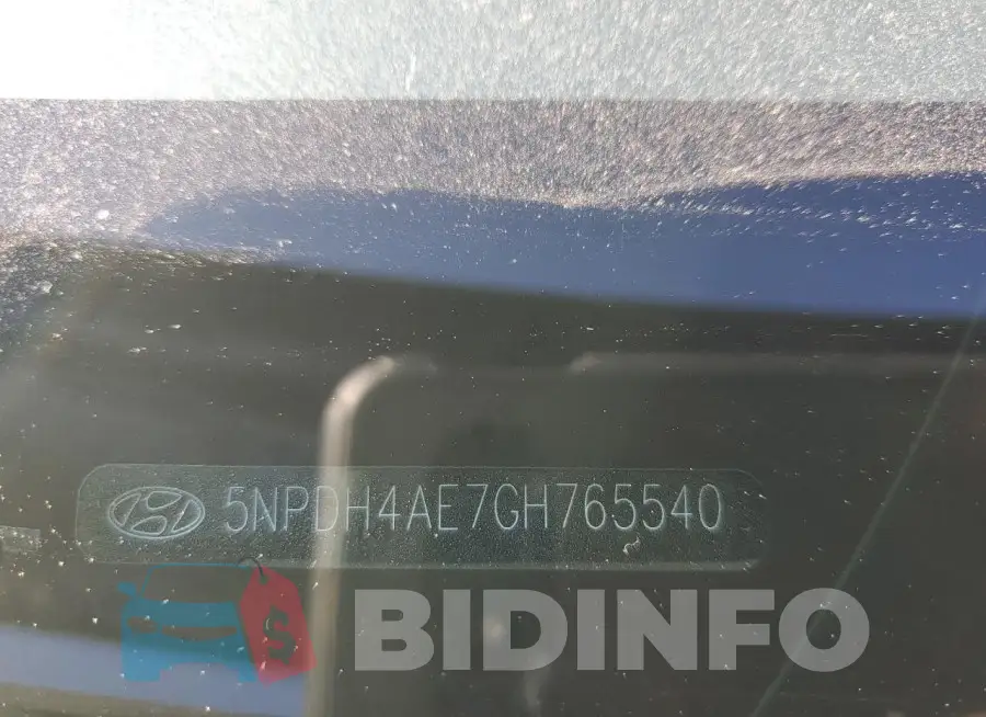 5NPDH4AE7GH765540 Photo# 12