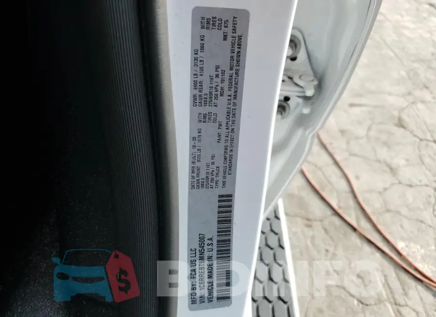 1C6RREBT6MN545007 Photo# 13