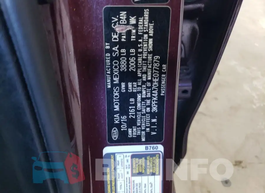 3KPFK4A70HE077879 Photo# 12