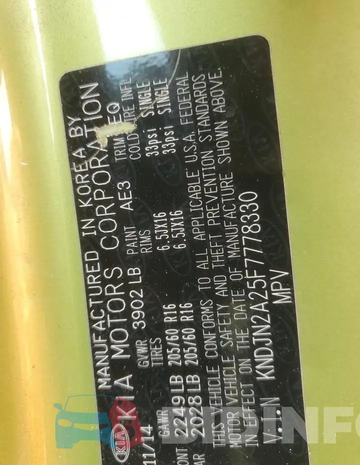 KNDJN2A25F7778330 Photo# 13