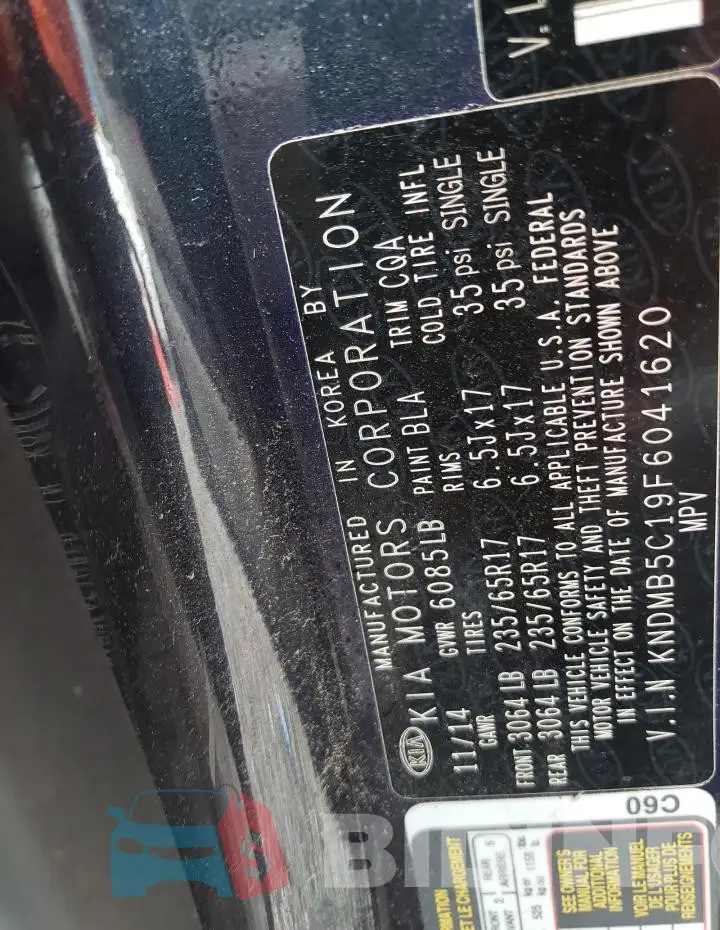 KNDMB5C19F6041620 Photo# 13