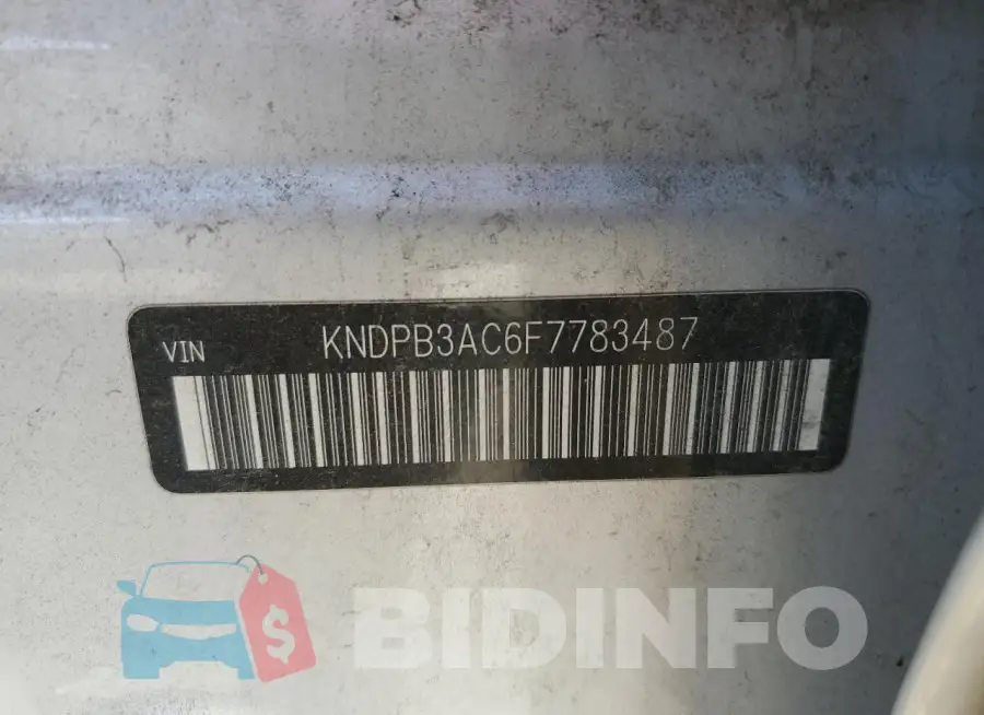 KNDPB3AC6F7783487 Photo# 13