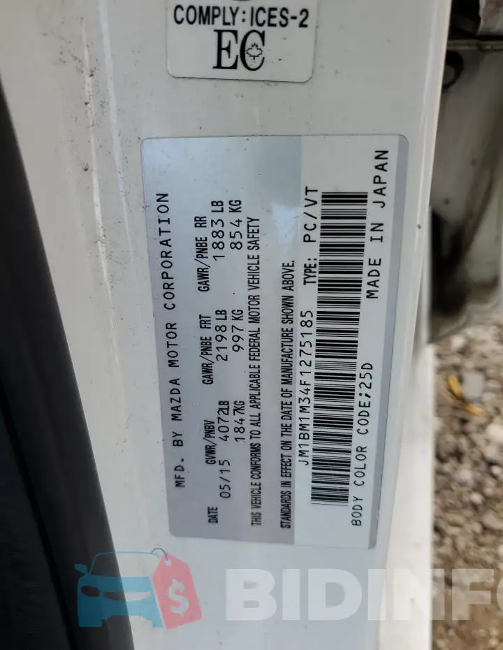 JM1BM1M34F1275185 Photo# 12