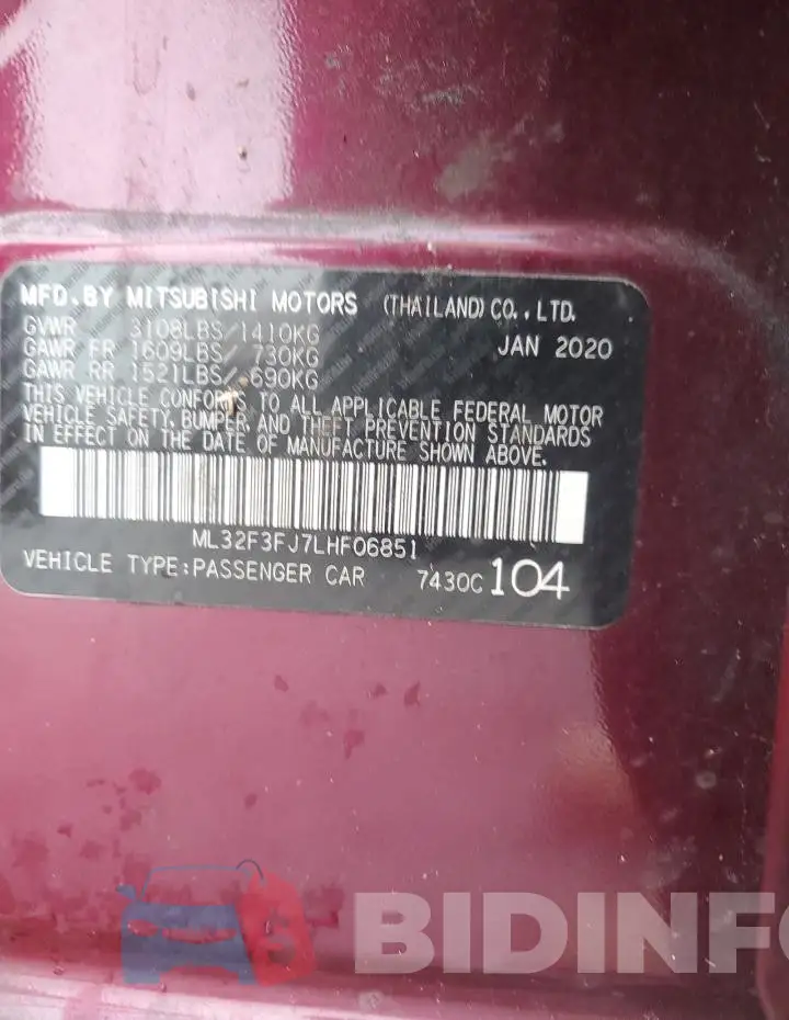 ML32F3FJ7LHF06851 Photo# 13