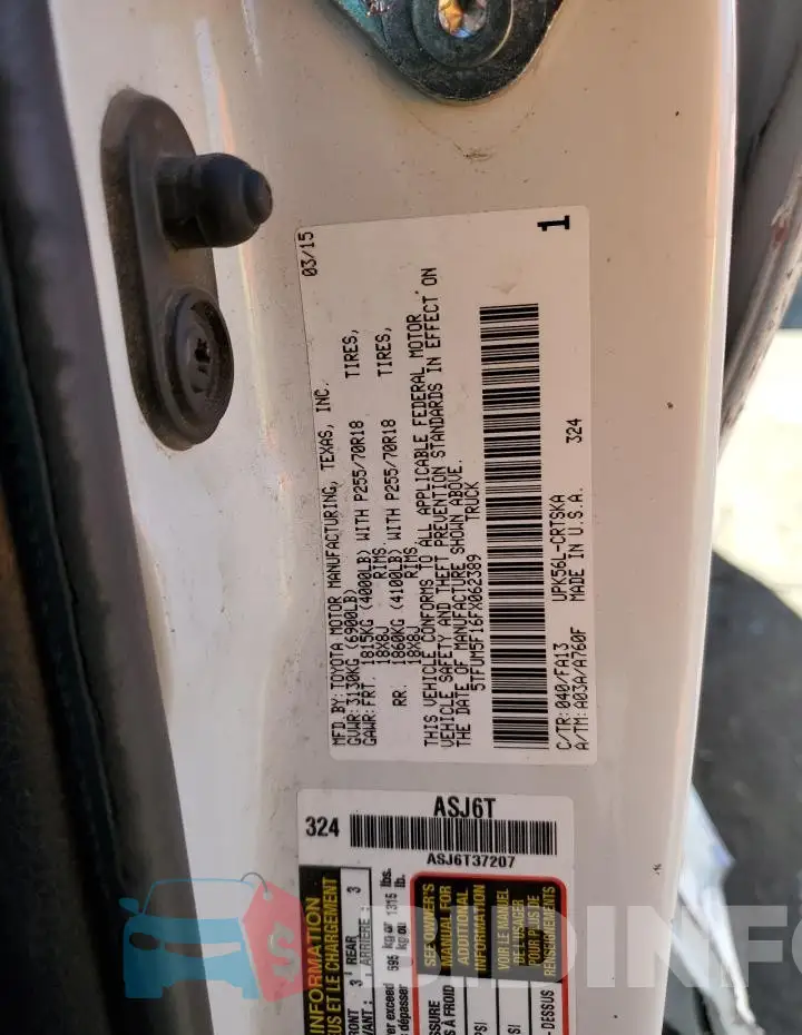 5TFUM5F16FX062389 Photo# 10