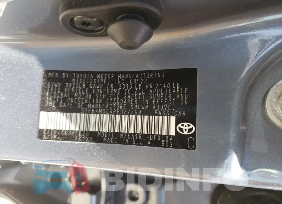 5YFB4MDE4PP077769 Photo# 13