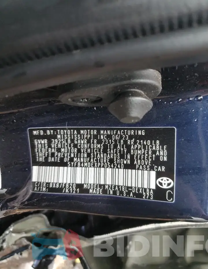 5YFB4MDEXPP054240 Photo# 12