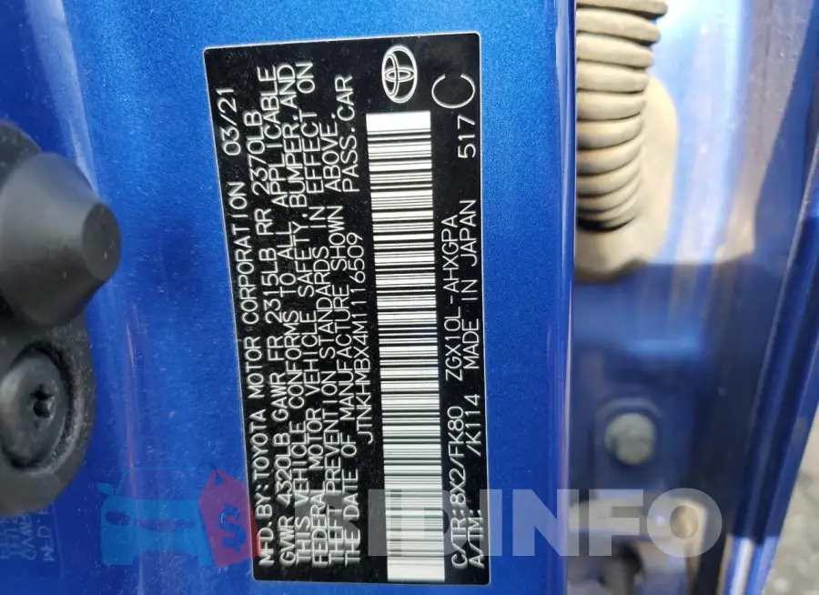 JTNKHMBX4M1116509 Photo# 13
