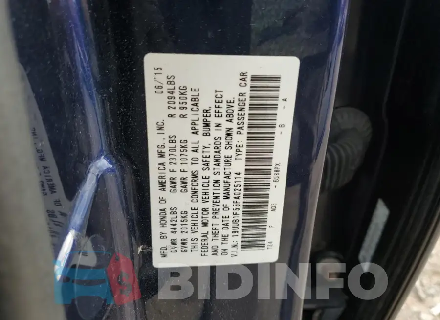 19UUB1F55FA025114 Photo# 12