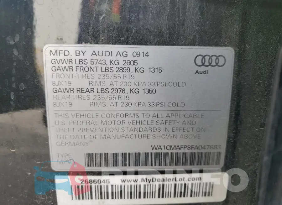 WA1CMAFP8FA047883 Photo# 13
