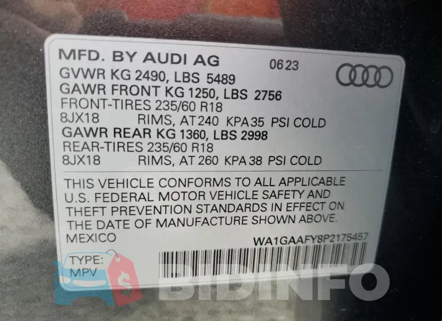 WA1GAAFY8P2175457 Photo# 14