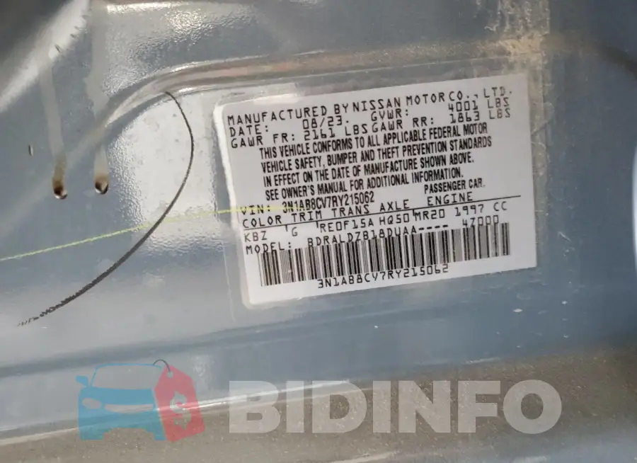 3N1AB8CV7RY215062 Photo# 12