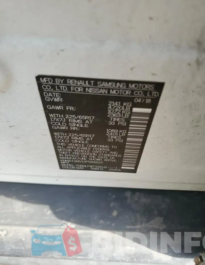KNMAT2MV1JP584625 Photo# 13