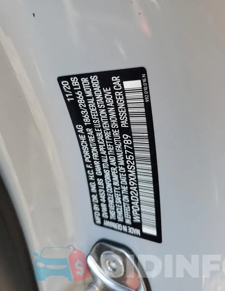 WP0AD2A9XMS257789 Photo# 13