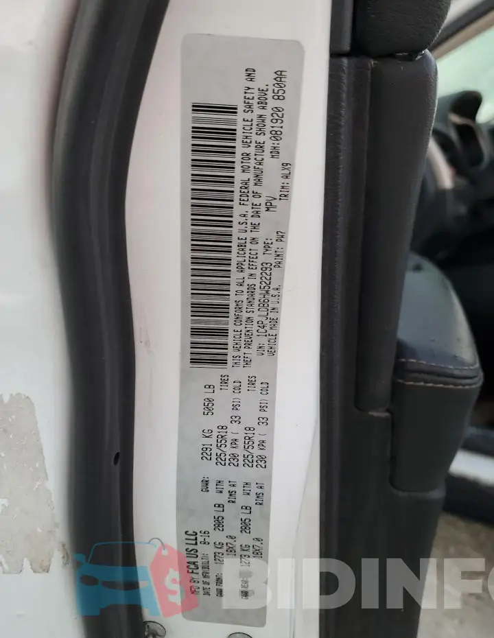 1C4PJLDB6HW522293 Photo# 13