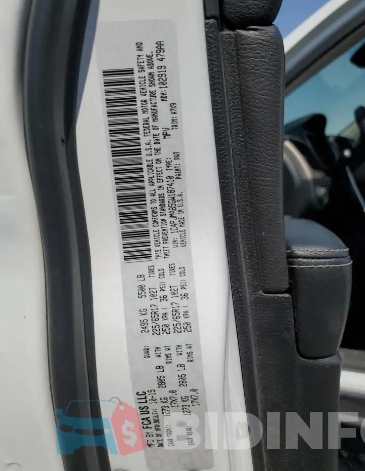 1C4PJMAB5GW187410 Photo# 12