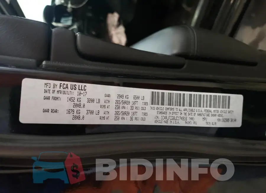 1C4RJFCG8JC174916 Photo# 14