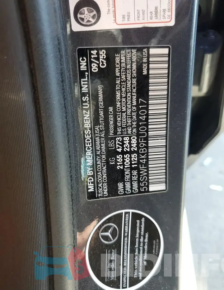 55SWF4KB9FU014017 Photo# 12