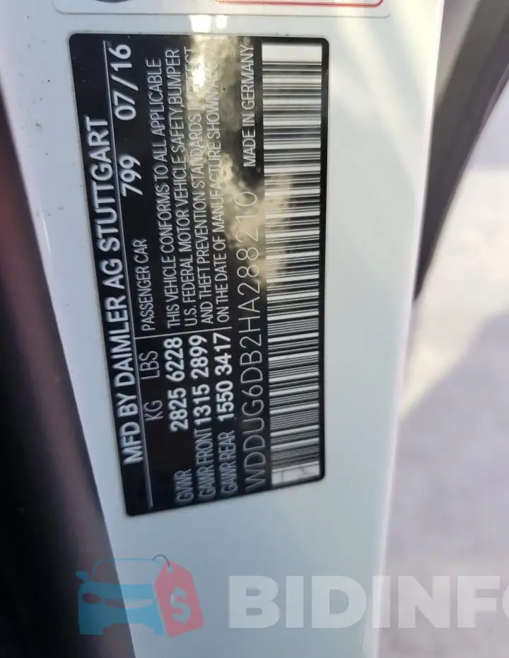 WDDUG6DB2HA288210 Photo# 12