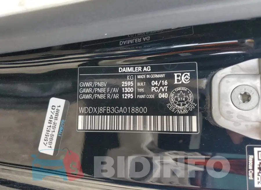 WDDXJ8FB3GA018800 Photo# 13
