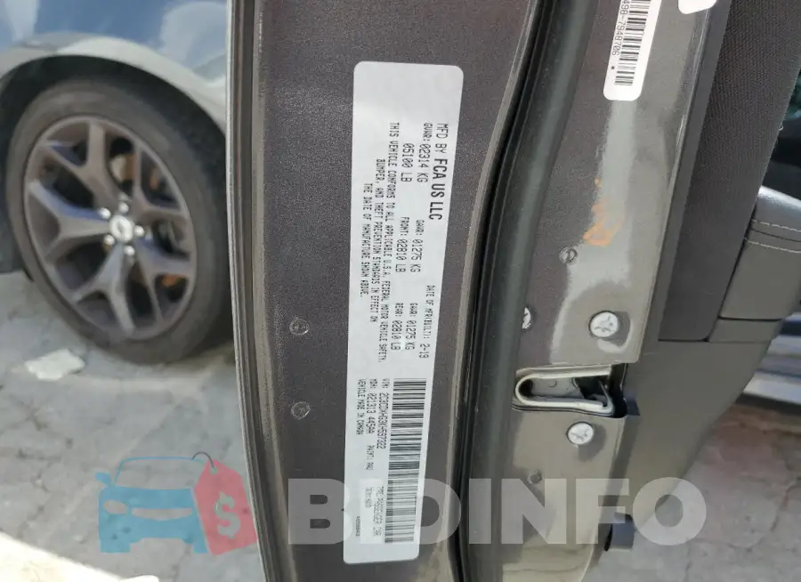 2C3CDXHG3KH597322 Photo# 12
