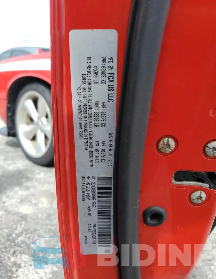 2C3CDZBT6KH612669 Photo# 12