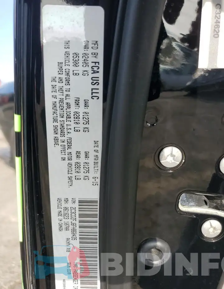 2C3CDZFJ6FH860435 Photo# 12