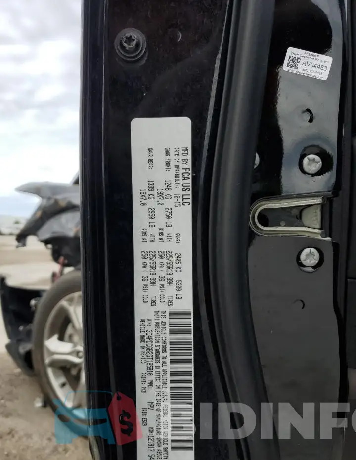3C4PDCGB2GT185810 Photo# 13