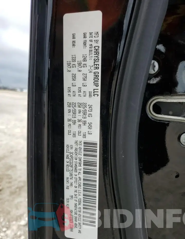 3C4PDCGG9FT510074 Photo# 13