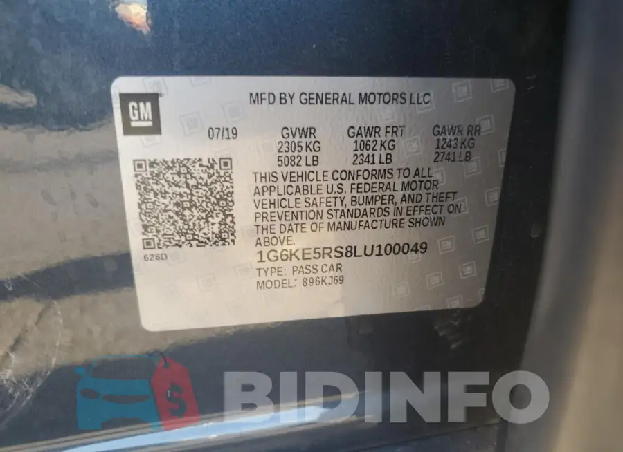 1G6KE5RS8LU100049 Photo# 13