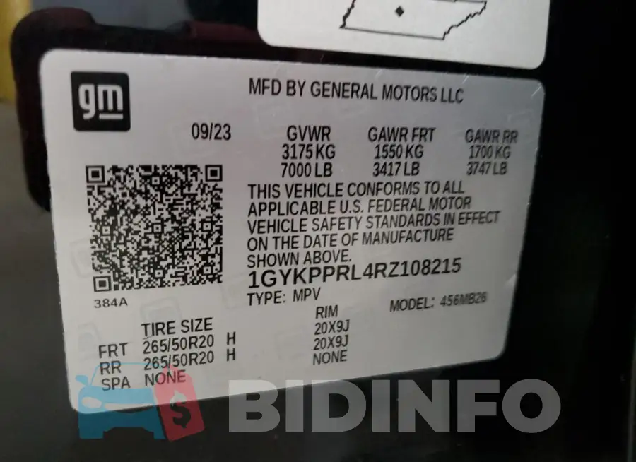 1GYKPPRL4RZ108215 Photo# 14