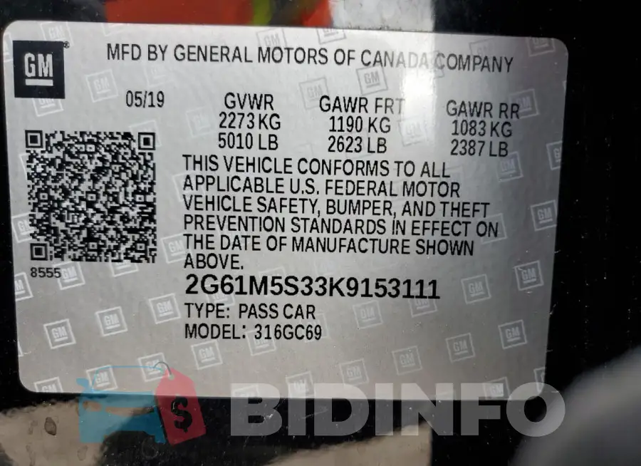 2G61M5S33K9153111 Photo# 14