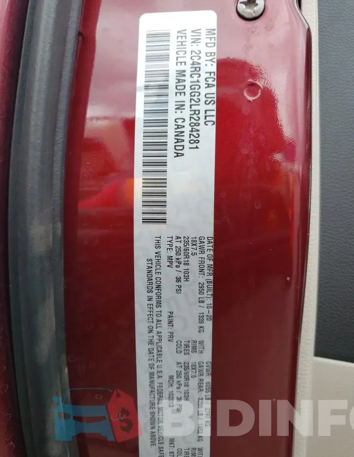2C4RC1GG2LR284281 Photo# 14