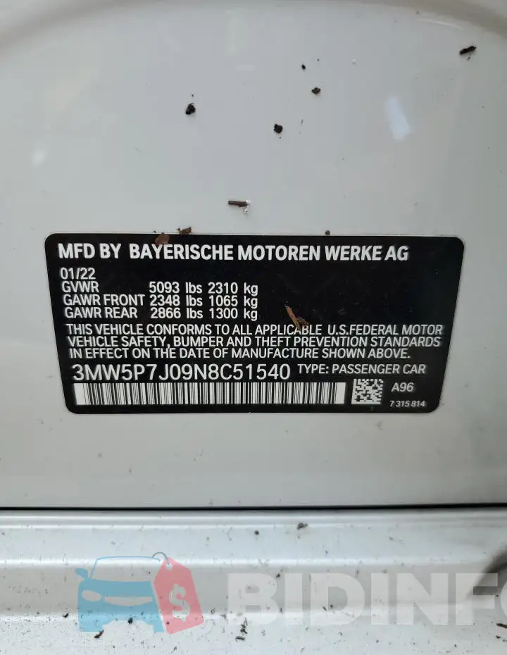 3MW5P7J09N8C51540 Photo# 13