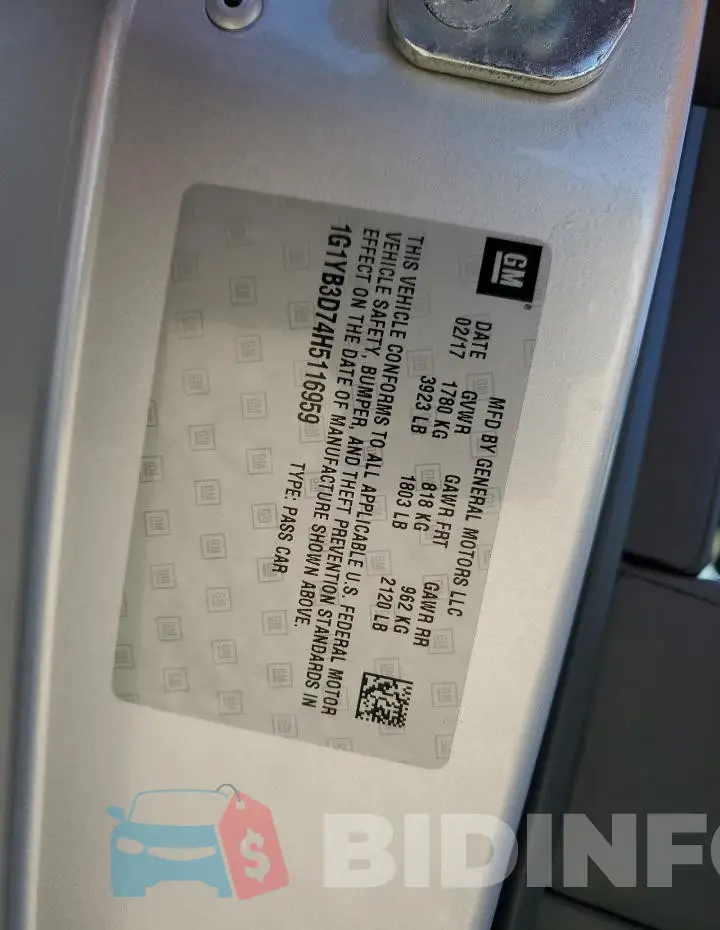 1G1YB3D74H5116959 Photo# 13