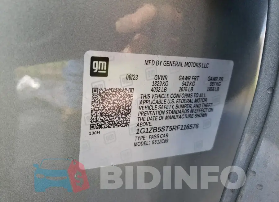1G1ZB5ST5RF116576 Photo# 12